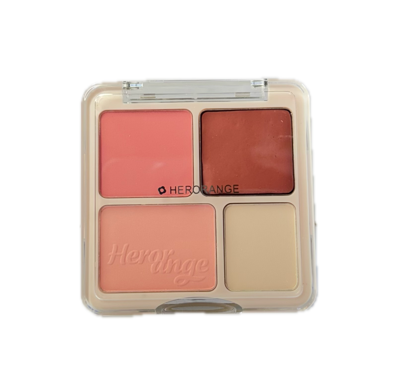 پالت رژگونه 4 رنگ HERORANGE دارای پیگمنت عالی