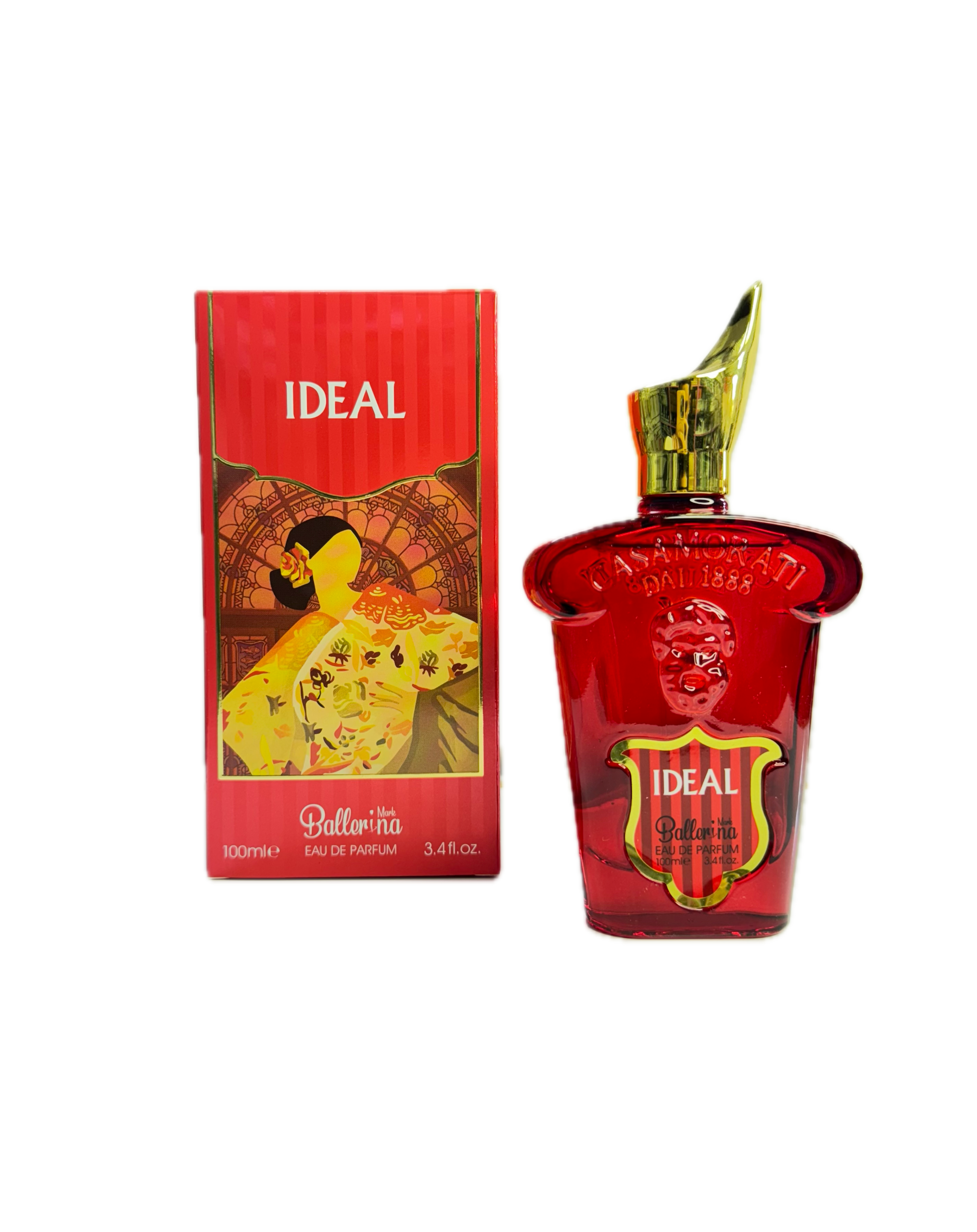 ادوپرفیوم زنانه بالرینا مدل IDEAL با رایحه گرم حجم 100 میل